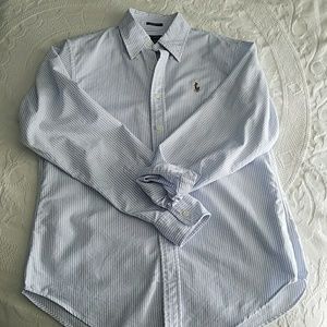Polo striped button down shirt
